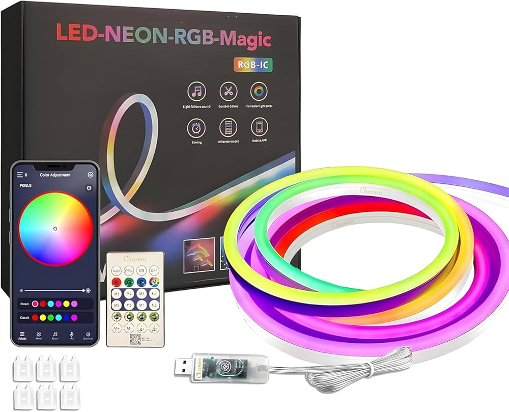5 Meter RGBIC Neon LED Strip light