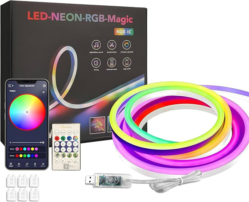 5 Meter RGBIC Neon LED Strip light